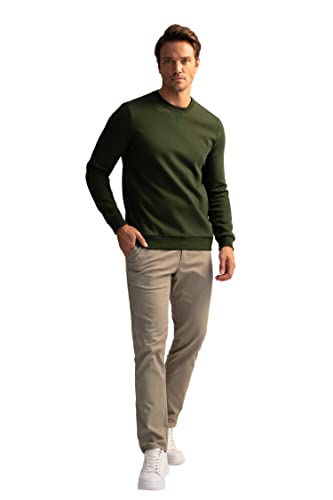 DeFacto Men's T3777AZ Sweatshirt, Petrol, M von DeFacto