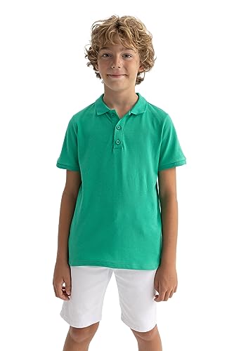 DeFacto Polo T-Shirt Jungen - Hochwertiges und trendiges Poloshirt für Jungs - T-Shirt Kinder Jungen von DeFacto