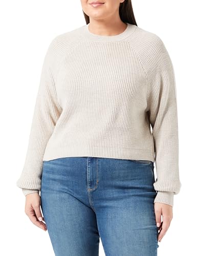 DeFacto Pullover Damen Langarm Blusen & Tuniken - Pullover Damen Winter Sweater Regular Fit Crew Neck von DeFacto