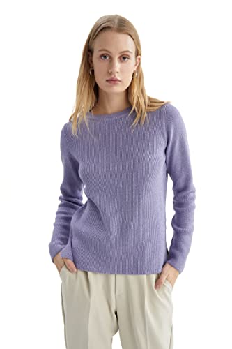 DeFacto Pullover Normal Passform für Damen - Rollkragenpullover Pulli für Oberteile Damen LİLA-350-13,3XL von DeFacto