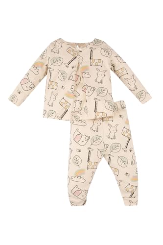 DeFacto Schlafanzüge für Baby-Mädchen, Gemütliche Pyjamas für süße Babys, Bequeme Pyjama Baby Mädchen, Kuscheliger Baby Schlafanzug im Pyjama Set Mädchen von DeFacto