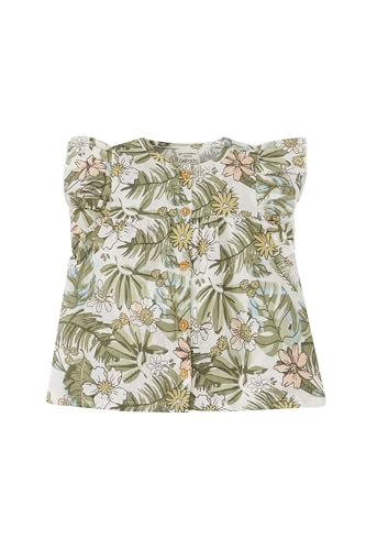 DeFacto Shirts & Blusen für Baby-Mädchen, Stilvolle Hemden und süße Outfits für kleine Hemd Baby Mädchen, Bezauberndes Hemd für Baby Mädchen, Süße Baby Outfits Mädchen,Lt.khaki,12-18 Monate von DeFacto