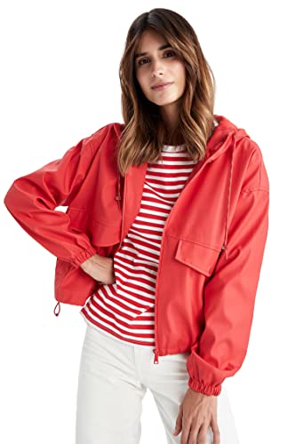 DeFacto Softshell RegenJacke für Damen RED,L von DeFacto