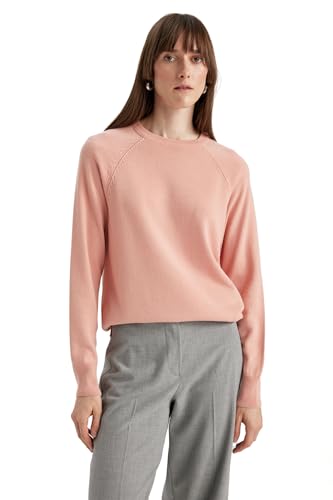 DeFacto Pullover Damen Langarm Blusen & Tuniken - Pullover Damen Winter Sweater Regular Fit Crew Neck von DeFacto