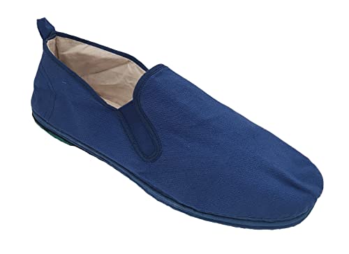 Die Originalen Lunga Marcia Hausschuhe Herren Damen Geschlossene Espadrillas Winter Sommer Pantoffeln (Blu, eu_footwear_size_system, adult, men, numeric, medium, numeric_44) von DeFonseca