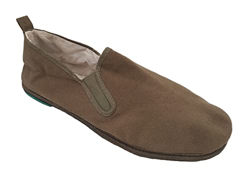 Die Originalen Lunga Marcia Hausschuhe Herren Damen Geschlossene Espadrillas Winter Sommer Pantoffeln (Cachi, eu_footwear_size_system, adult, men, numeric, medium, numeric_44) von DeFonseca