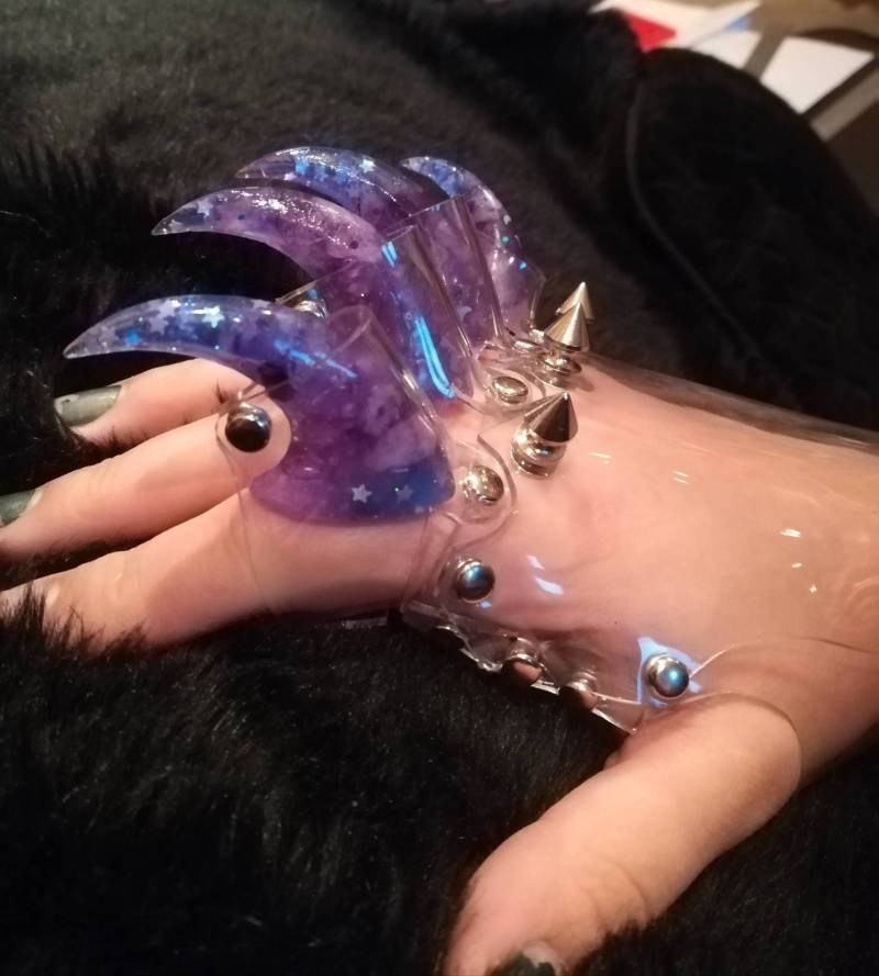 Passgenauer Transparenter Vinyl Klauen-Handschuh von DeGloomeFinery