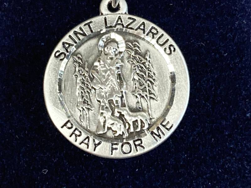 Lazarus Silberner Anhänger Mit Kette von DeGrandpreJewelers