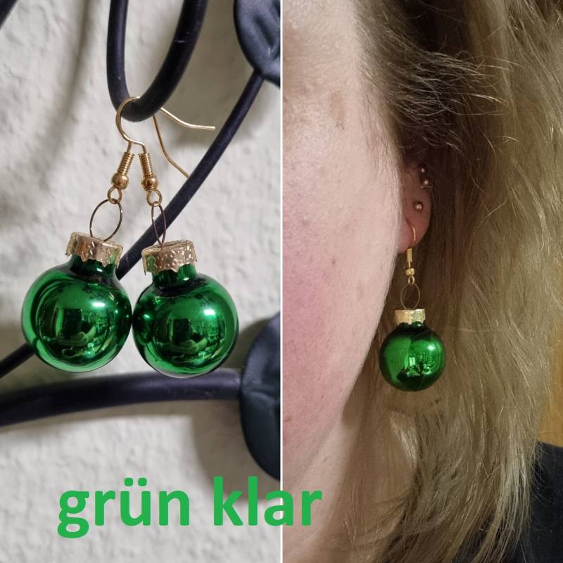 Ohrringe Weihnachten Weihnachtsohringe Ohrhaken Grün Braun Gold Schmuck Ohr Ohrschmuck Ohrringe Weihnachten Weihnachtsohringe Ohrhaken Grün Braun Gold Schmuck Ohr Ohrschmuck von DeKoHANDMADE