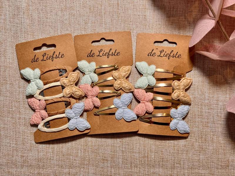 Haarspangen Kinder Mädchen Schmetterling von DeLiefsteDE