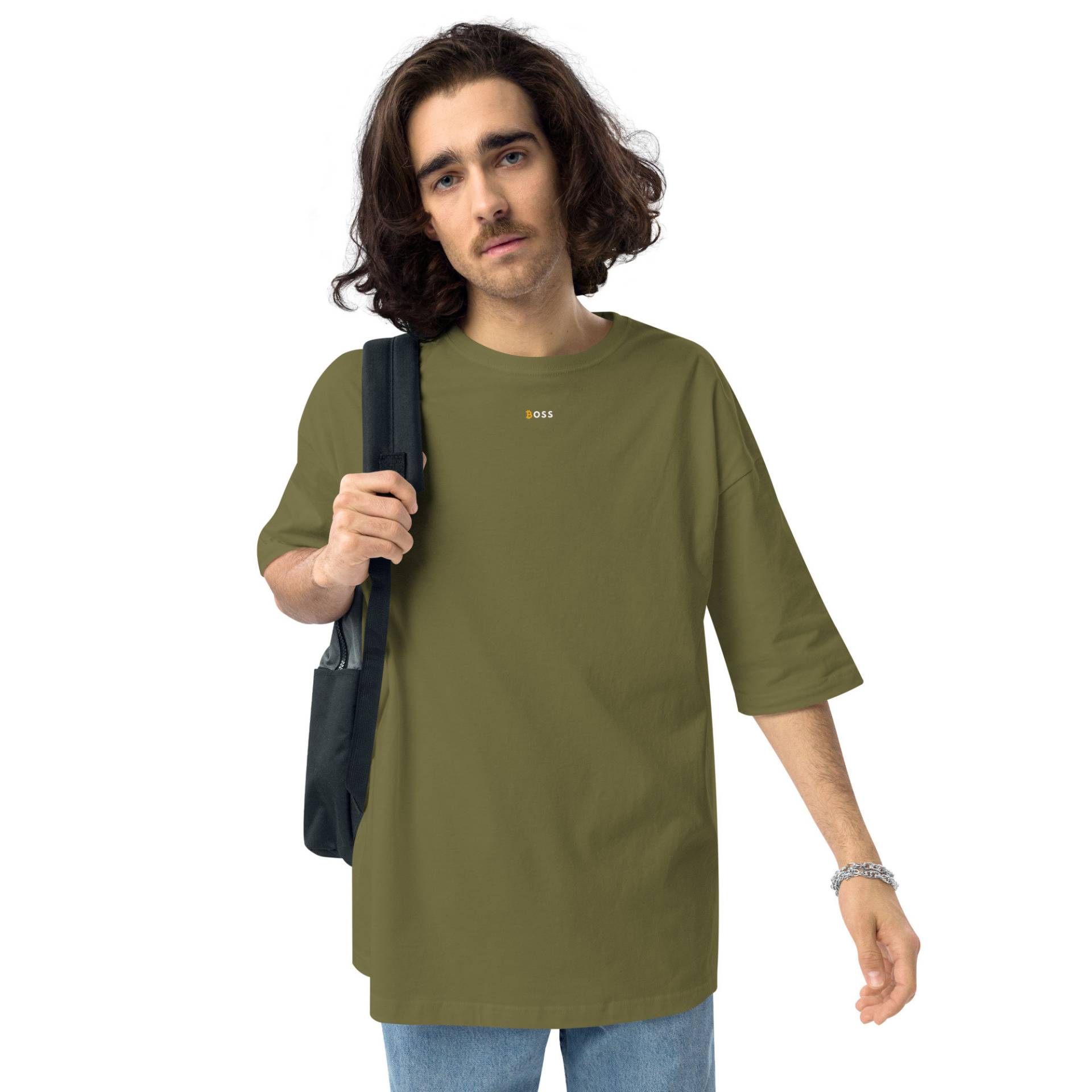 Oversized T-Shirt Bitcoin Boss Oversized T-Shirt Bitcoin Boss von DeLucaConsulting