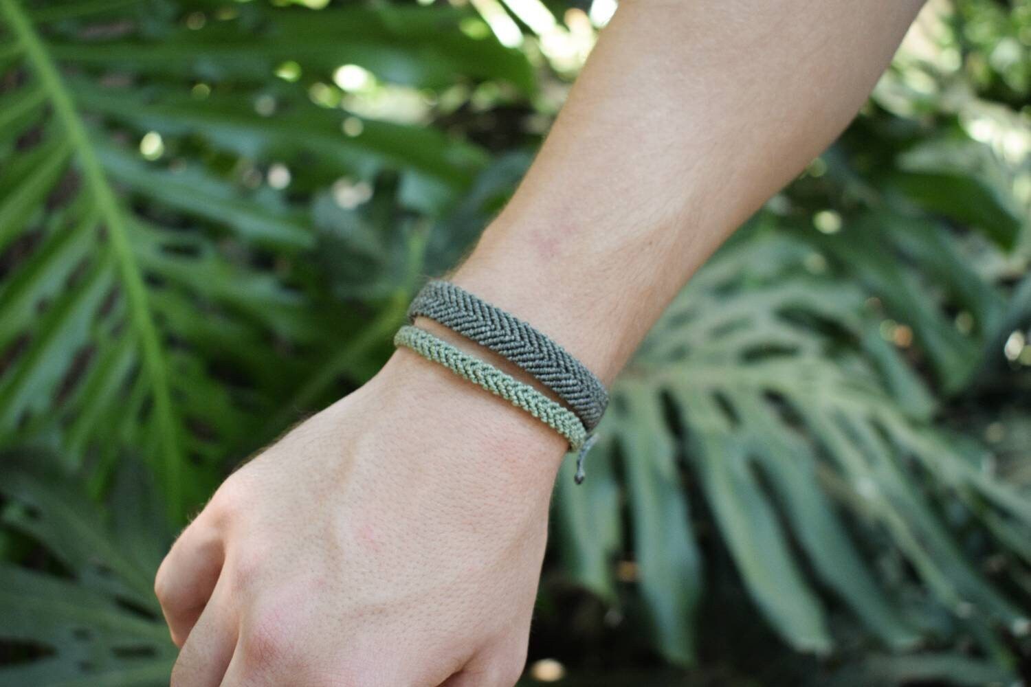 „Bosc" Armbänder-Set | Fadenarmband Makramee-Armband Armbänder-Paket Gewebtes Armband Paararmband Hippie-Armbänder „Bosc" Armbänder-Set | Fadenarmband Makramee-Armband Armbänder-Paket Gewebtes Armband Paararmband Hippie-Armbänder von DeNucEnNuc