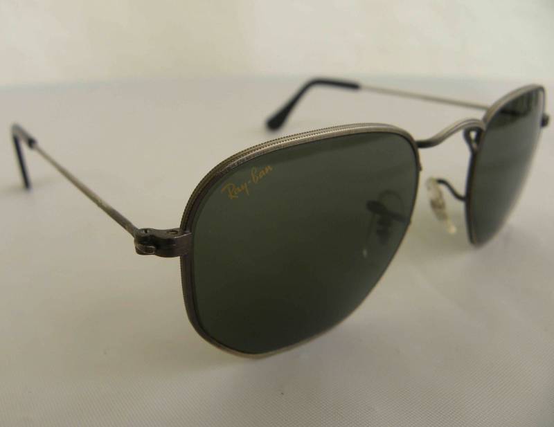Neue Vintage B & L Ray Ban Classic Collection Stil Iii Antikes Zinn W1287 Aviator Sonnenbrille Usa von DeRoom