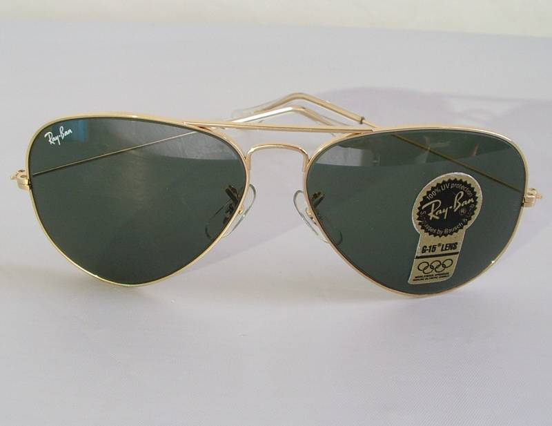 Neue Vintage B & L Ray Ban Large Metall Ii Gold G-15 L2846 62mm Aviator Sonnenbrille Usa von DeRoom