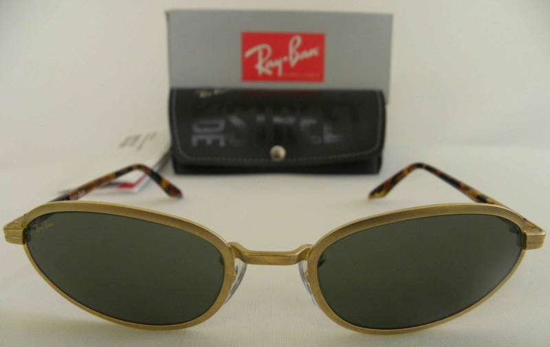 Neue Vintage B & L Ray Ban Sidestreet 1998 Metall Katze Matt Gold G-15 W2853 Aviator Sonnenbrille Usa von DeRoom