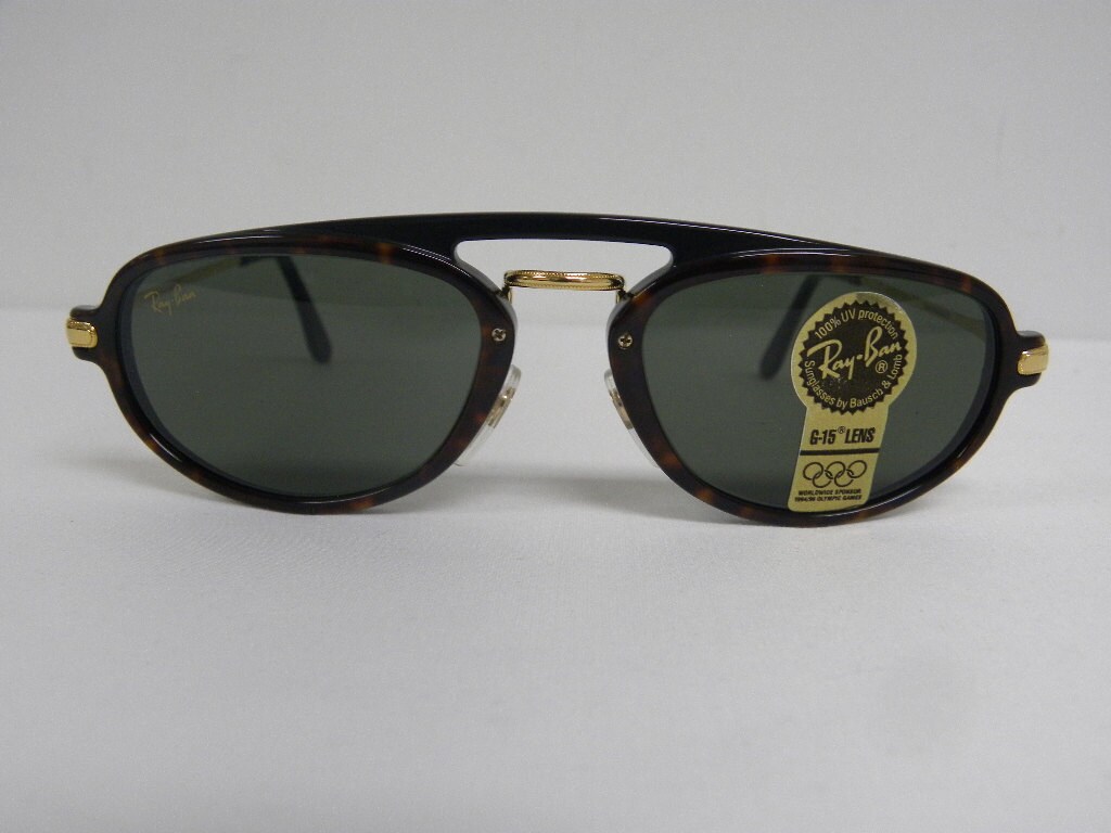 Neue Vintage B & L Ray Ban Traditionals Schildkröte Schwarz G-15 Premier W1541 Sonnenbrille Usa von DeRoom