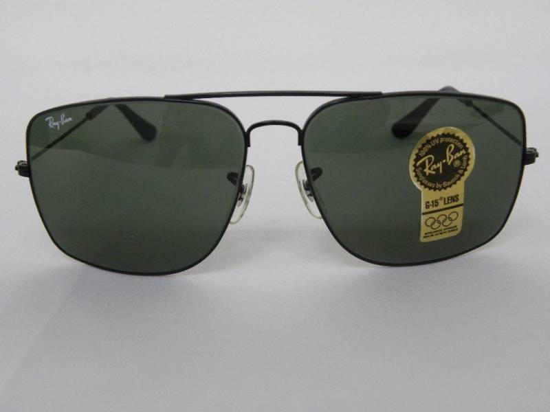 Neue Vintage B&l Ray Ban Classic Metalle Explorer Schwarz G-15 62mm W0503 Sonnenbrille Usa von DeRoom