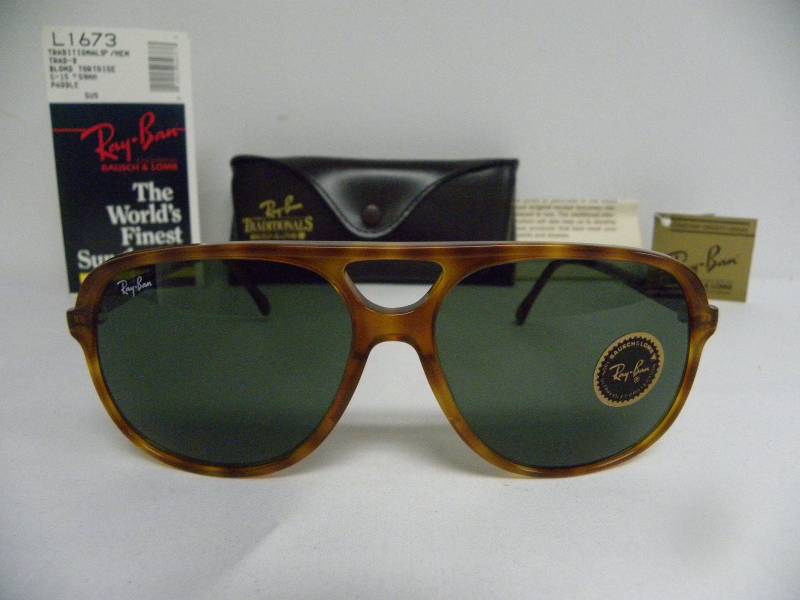 Neue Vintage B &l Ray Ban Traditionals Stil Blonde Schildkröte G-15 L1673 59mm Aviator Sonnenbrille Usa von DeRoom