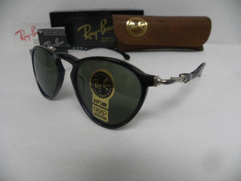 Neuen Jahrgang B & L Ray Ban Gatsby Dlx 2 Erdbeer Form Ebenholz Schichten Silber W1731 Sonnenbrille Nein von DeRoom
