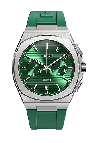 DeTomaso VOLTRE Chrono First Edition Green Grün Herren-Armbanduhr Analog Quarz reTPU Grün von DeTomaso