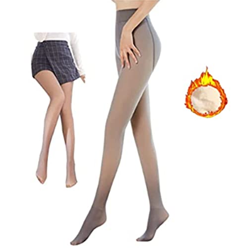 DeaAmyGline Strumpfhosen Damen Winter,Gefütterte Thermo Strumpfhose Gefälschte Durchscheinend Fleece - Thermostrumpfhosen für Damen Feinstrumpfhose Gefüttert Warme Leggings Frauen Pantyhose von DeaAmyGline