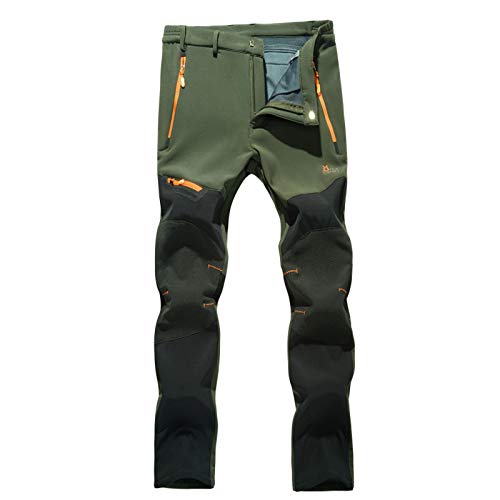 DeaAmyGline Wanderhose Herren Damen Softshellhose Outdoor Wasserdicht Winddicht Warme Gefüttert Skihose Snowboardhose Winter Trekkinghose Arbeitshose Sporthose Winter Hose Outdoorhose von DeaAmyGline