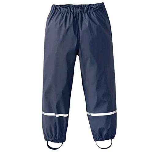 DeaAmyline Regenhose Kinder Wind- und wasserdichte Atmungsaktiv Buddelhose Matschhose für Mädchen Jungen Outdoorhose von DeaAmyGline