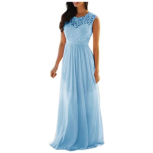 Kleid Damen Lang Abendkleider Elegant für Hochzeit Gast Spitzen Brautkleid Abschlusskleid Swing Kleider Partykleid Maxikleider Hochzeitskleid Ballkleid Kleid Damen Lang Abendkleider Elegant für Hochzeit Gast Spitzen Brautkleid Abschlusskleid Swing Kleider Partykleid Maxikleider Hochzeitskleid Ballkleid von DeaAmyGline