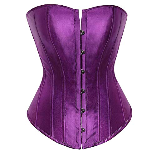 Steampunk Damen Corsage, Gothic Korsett Damen Bauchweg,Corsage Damen Oberteil Unterbrust Corsagentop Bustier Body Shaper Mieder Top Corsets für Halloween Kostüm Karneval Mittelalter Kleid Cosplay von DeaAmyGline