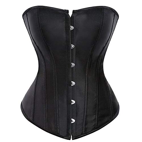 Steampunk Damen Corsage, Gothic Korsett Damen Bauchweg,Corsage Damen Oberteil Unterbrust Corsagentop Bustier Body Shaper Mieder Top Corsets für Halloween Kostüm Karneval Mittelalter Kleid Cosplay von DeaAmyGline