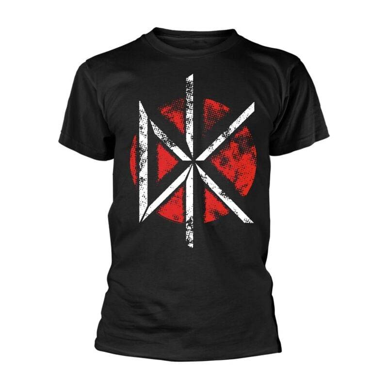 Dead Kennedys Distressed DK Logo T-Shirt schwarz in L von Dead Kennedys