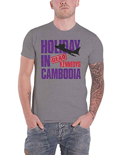 Dead Kennedys T Shirt Holiday in Cambodia Plane Band Logo Nue offiziell Herren XL von Dead Kennedys