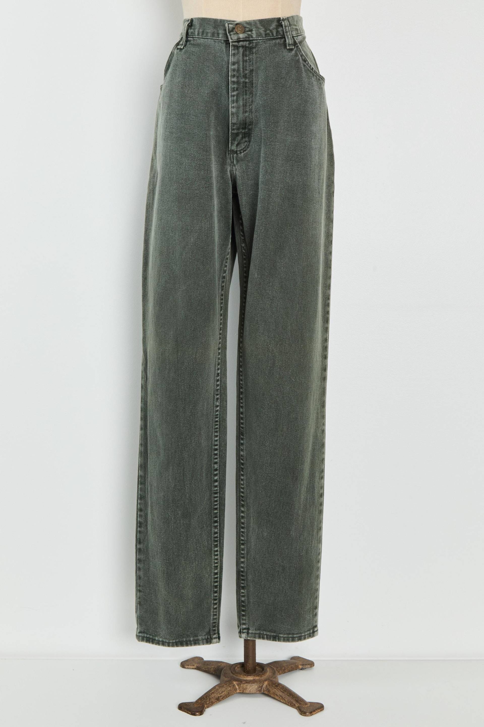 80Er Olivgrün Wrangler Jeans M von DeadByrdVintage