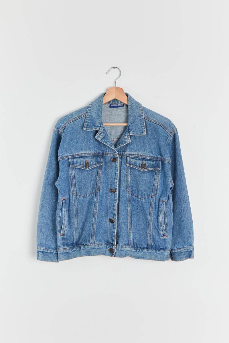 90S Medium Wash Jeansjacke M von DeadByrdVintage