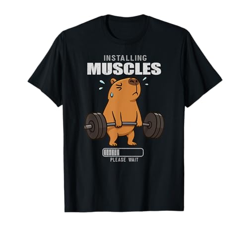 Capybara Kreuzheben Gymrat Installation Muskellifting Männer Frauen T-Shirt Capybara Kreuzheben Gymrat Installation Muskellifting Männer Frauen T-Shirt von DeadliftAxis1