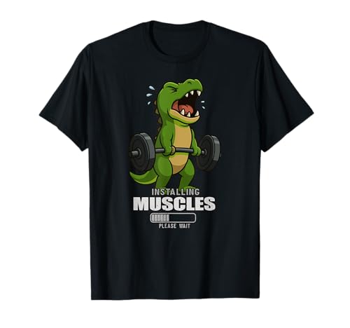 Dinosaurier Trex Kreuzheben Gym Ratte Installation Muskel Männer Frauen T-Shirt Dinosaurier Trex Kreuzheben Gym Ratte Installation Muskel Männer Frauen T-Shirt von DeadliftAxis1