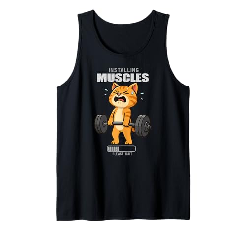 Katzen-Fitnessstudio Ratte Installation Muskel Kreuzheben Heben Mama Papa Tank Top Katzen-Fitnessstudio Ratte Installation Muskel Kreuzheben Heben Mama Papa Tank Top von DeadliftAxis1