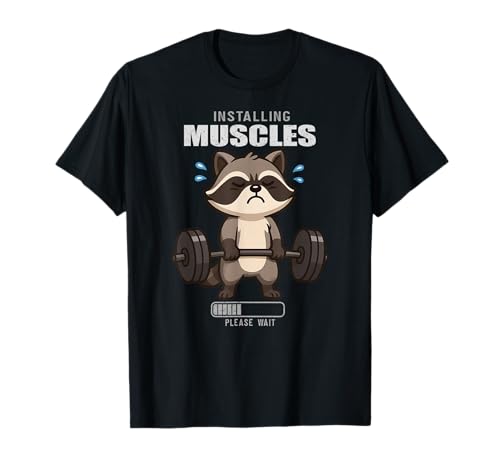 Waschbär Kreuzheben Gym Ratte Installation Muscle Lifting Männer Frauen T-Shirt Waschbär Kreuzheben Gym Ratte Installation Muscle Lifting Männer Frauen T-Shirt von DeadliftAxis1
