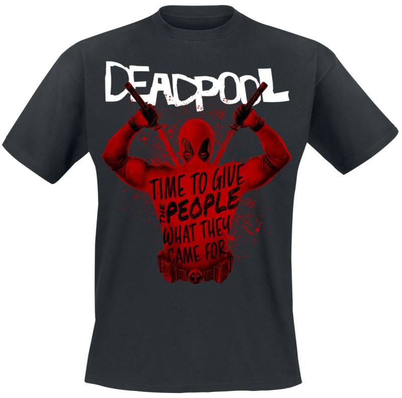 Deadpool 3 - Merc Splatter T-Shirt schwarz in XL von Deadpool