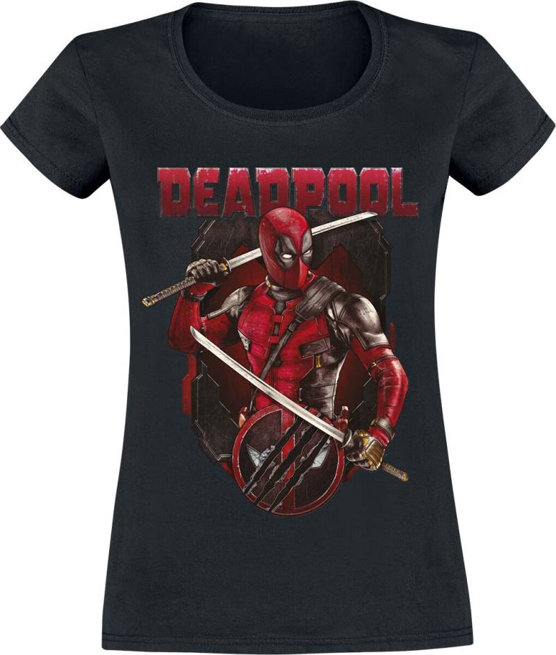 Deadpool 3 - Ready For Deadpool T-Shirt schwarz in L von Deadpool