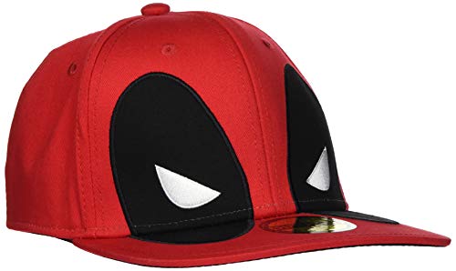 Deadpool Big Face Männer Cap rot one Size 100% Baumwolle Fan-Merch, Filme, Superhelden von Deadpool
