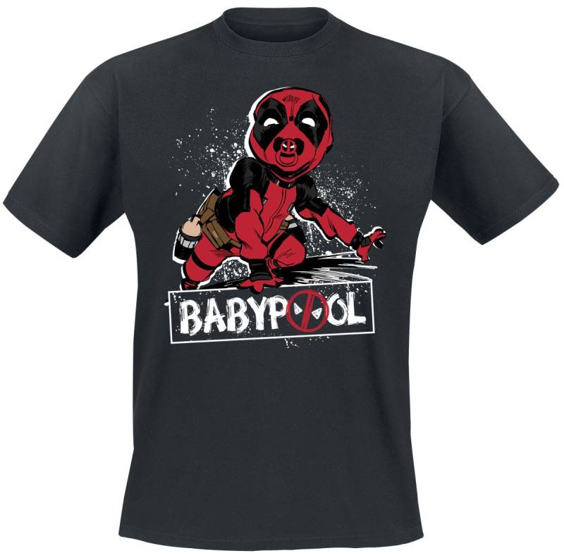 Deadpool Deadpool And Wolverine - Babypool T-Shirt schwarz in L von Deadpool