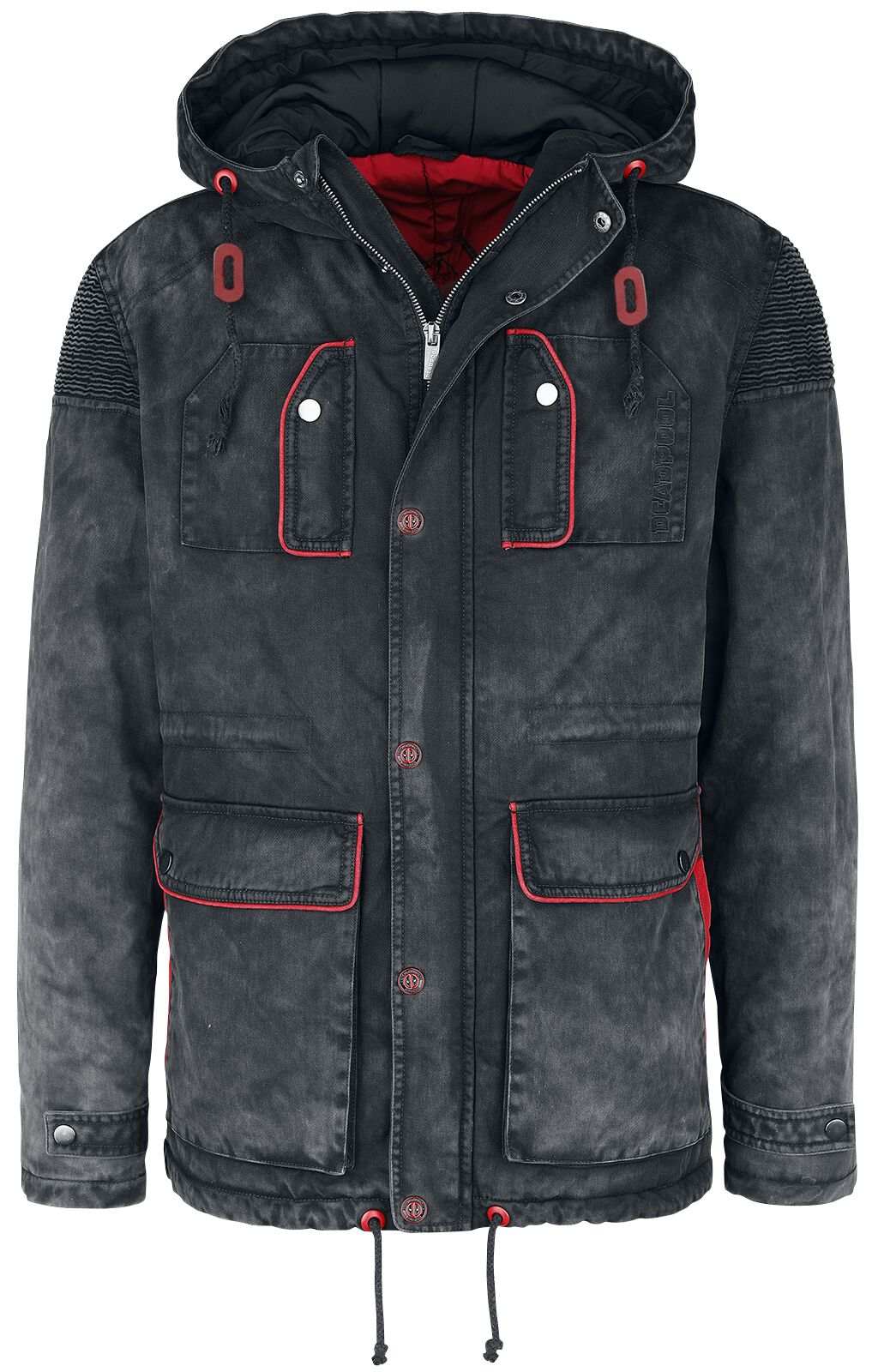 Deadpool Deadpool - Logo Winterjacke anthrazit in M von Deadpool