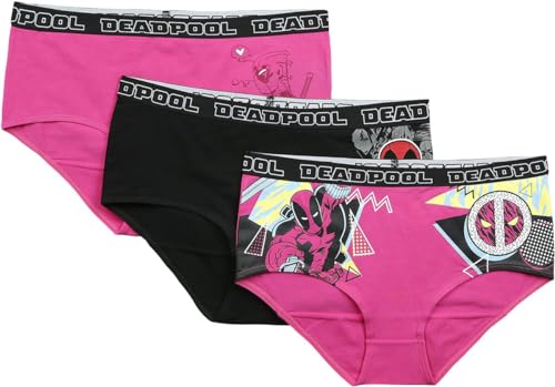 Deadpool Frauen Unterhose Multicolor M 95% Baumwolle, 5% Elasthan Fan-Merch, Filme von Deadpool