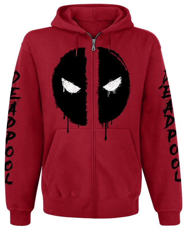 Deadpool - Marvel Kapuzenjacke - Logo - S bis XXL - für Männer - Größe XXL - rot  - EMP exklusives Merchandise! von Deadpool