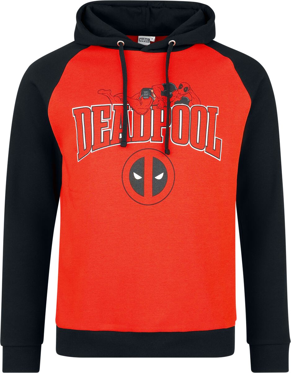Deadpool - Marvel Kapuzenpullover - Logo - S bis 3XL - für Männer - Größe M - rot/schwarz - EMP exklusives Merchandise! Deadpool - Marvel Kapuzenpullover - Logo - S bis 3XL - für Männer - Größe M - rot/schwarz - EMP exklusives Merchandise! von Deadpool