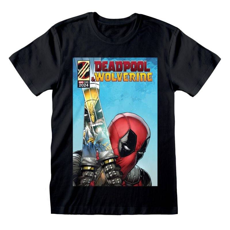 Deadpool - Marvel T-Shirt - Deadpool & Wolverine - Deadpool Reflection - S bis XXL - für Männer - Größe XL - schwarz  - Lizenzierter Fanartikel von Deadpool
