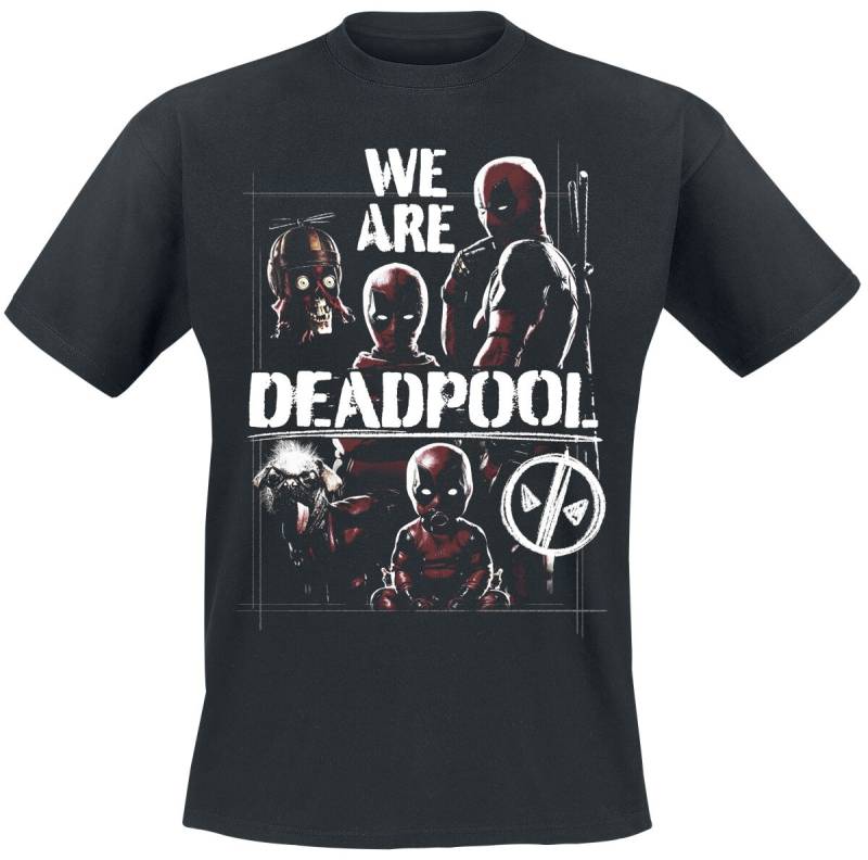 Deadpool - Marvel T-Shirt - We Are Deadpool - M bis XXL - für Männer - Größe L - schwarz  - Lizenzierter Fanartikel von Deadpool