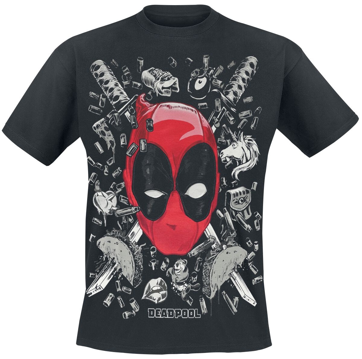 Deadpool - Marvel T-Shirt - Weird World - M bis 3XL - für Männer - Größe 3XL - schwarz  - Lizenzierter Fanartikel von Deadpool