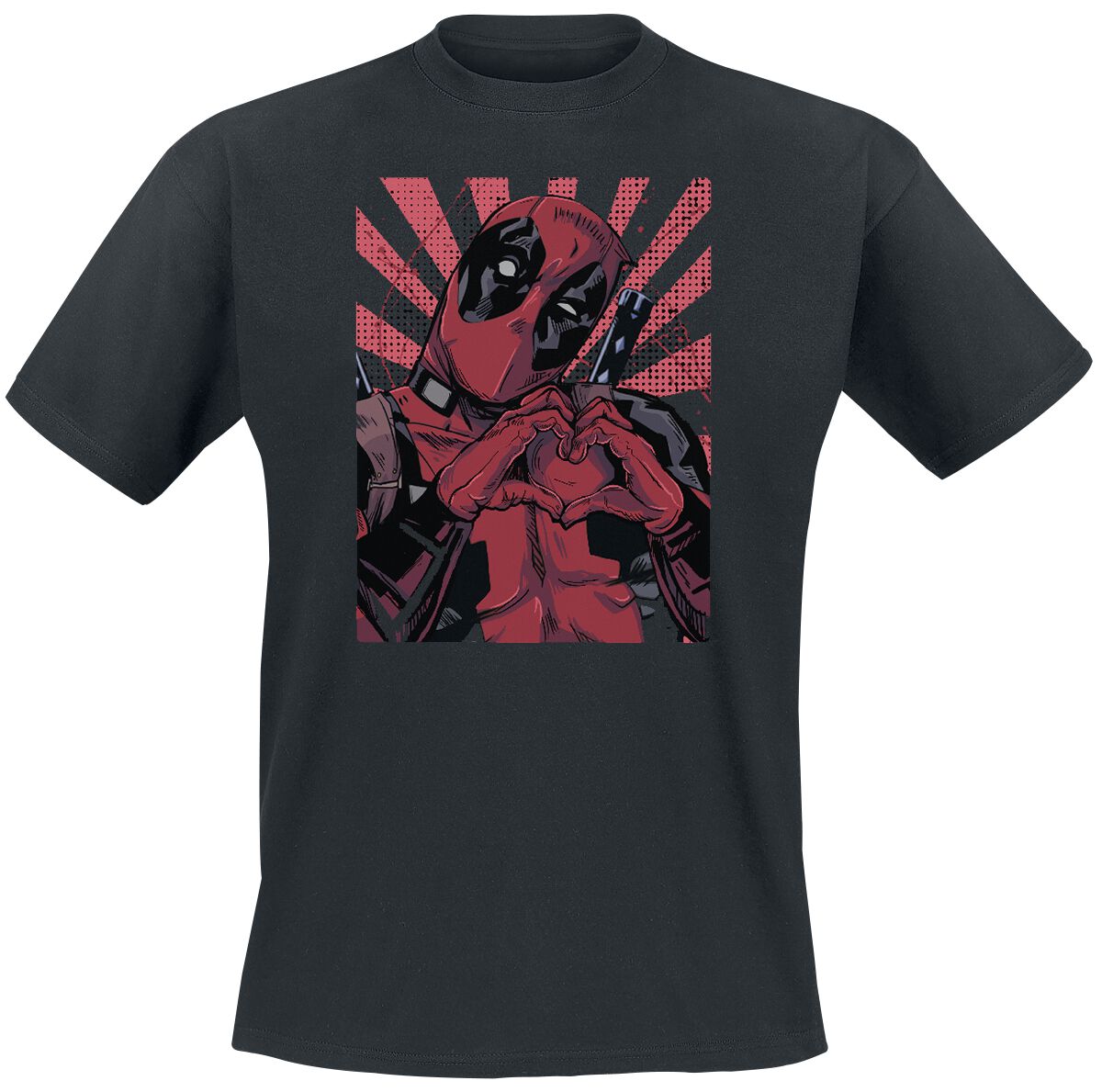 Deadpool Nothing But Love T-Shirt schwarz in M von Deadpool